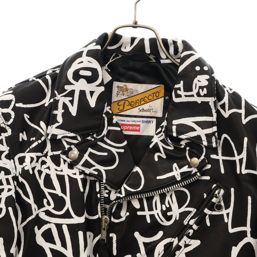 シュプリーム ×コムデギャルソンシャツ ×ショット 18AW ライダース　XL 楽天市場】Supreme 18AW COMME des GARCONS SHIRT Schott Painted