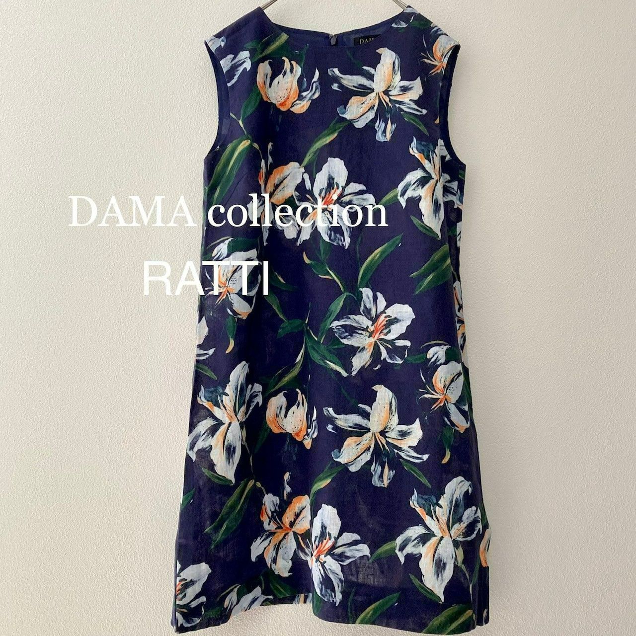 DAMA collection ラッティ社 リリープリント リネン チュニック