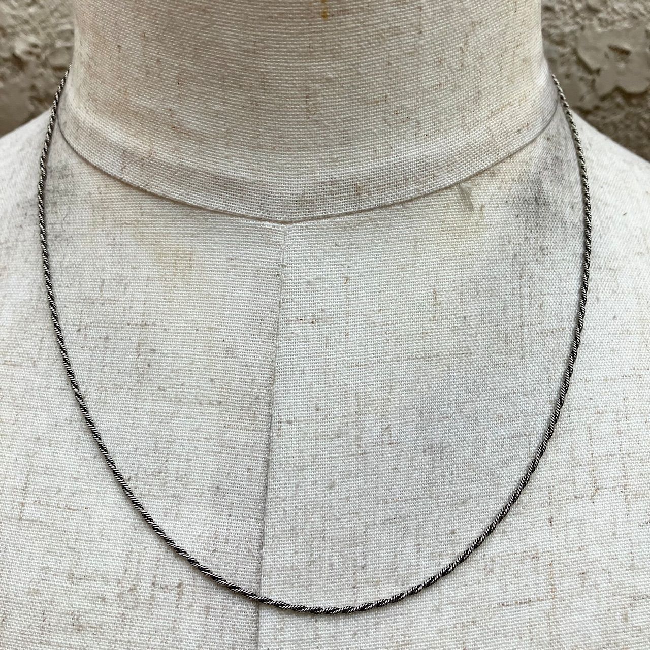 SILVER925 TWIST CHAIN NECKLACE/シルバーネックレス