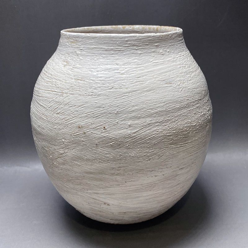 詩情の陶芸家・藤平伸 花絵文花瓶 - メルカリ