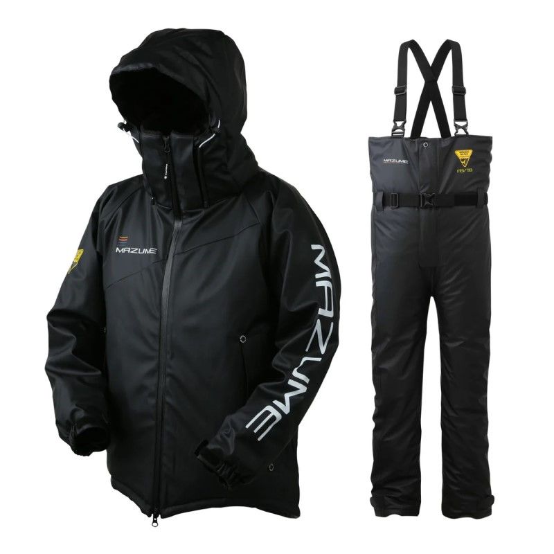 MZFW-885 mazume ラフウォーターオールウェザースーツ LL ブラック | 防寒着 防寒ウェア 上下セット