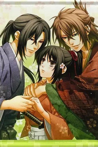 中古】タペストリー [単品] 沖田総司＆雪村千鶴＆土方歳三 A3