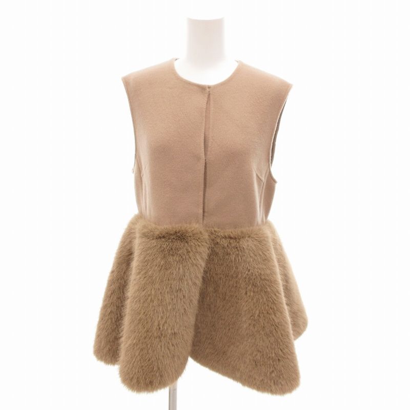 アプワイザーリッシェペプラムファーリバージレベストキャメルM