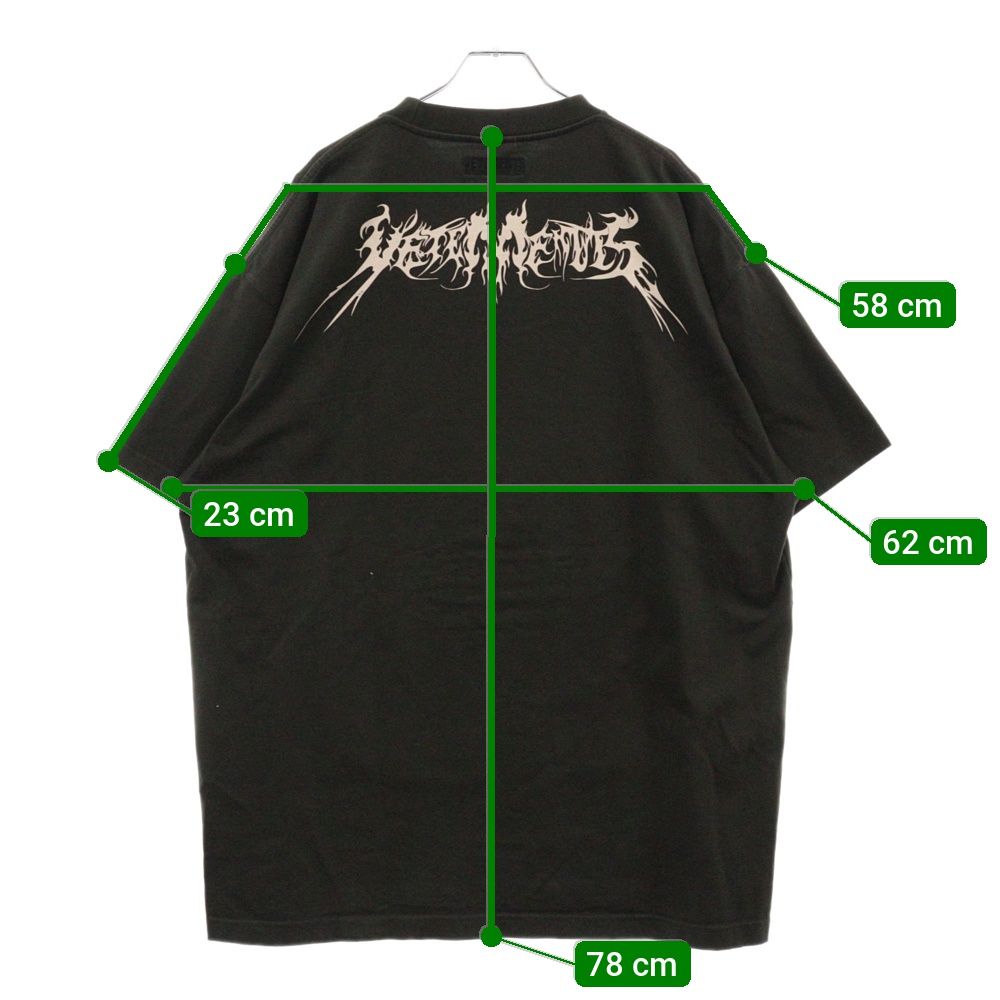 VETEMENTS (ヴェトモン) 20AW Metal Patch Tee UAH21TR550 メタル 