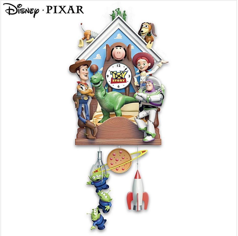 メルカリshops 新品未使用 ディズニー トイストーリー 鳩時計 Toy Story Clock