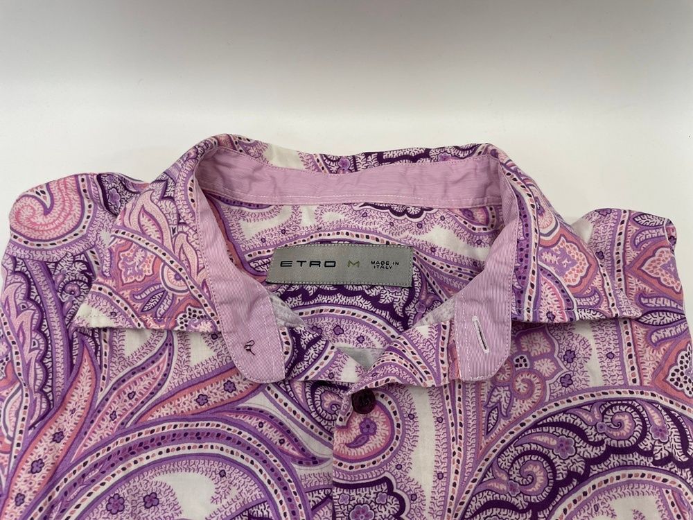 ETRO 長袖シャツ 　新品未使用♡ エトロ ETRO ペイズリーパターンシャツ 131-114399-4085 半袖