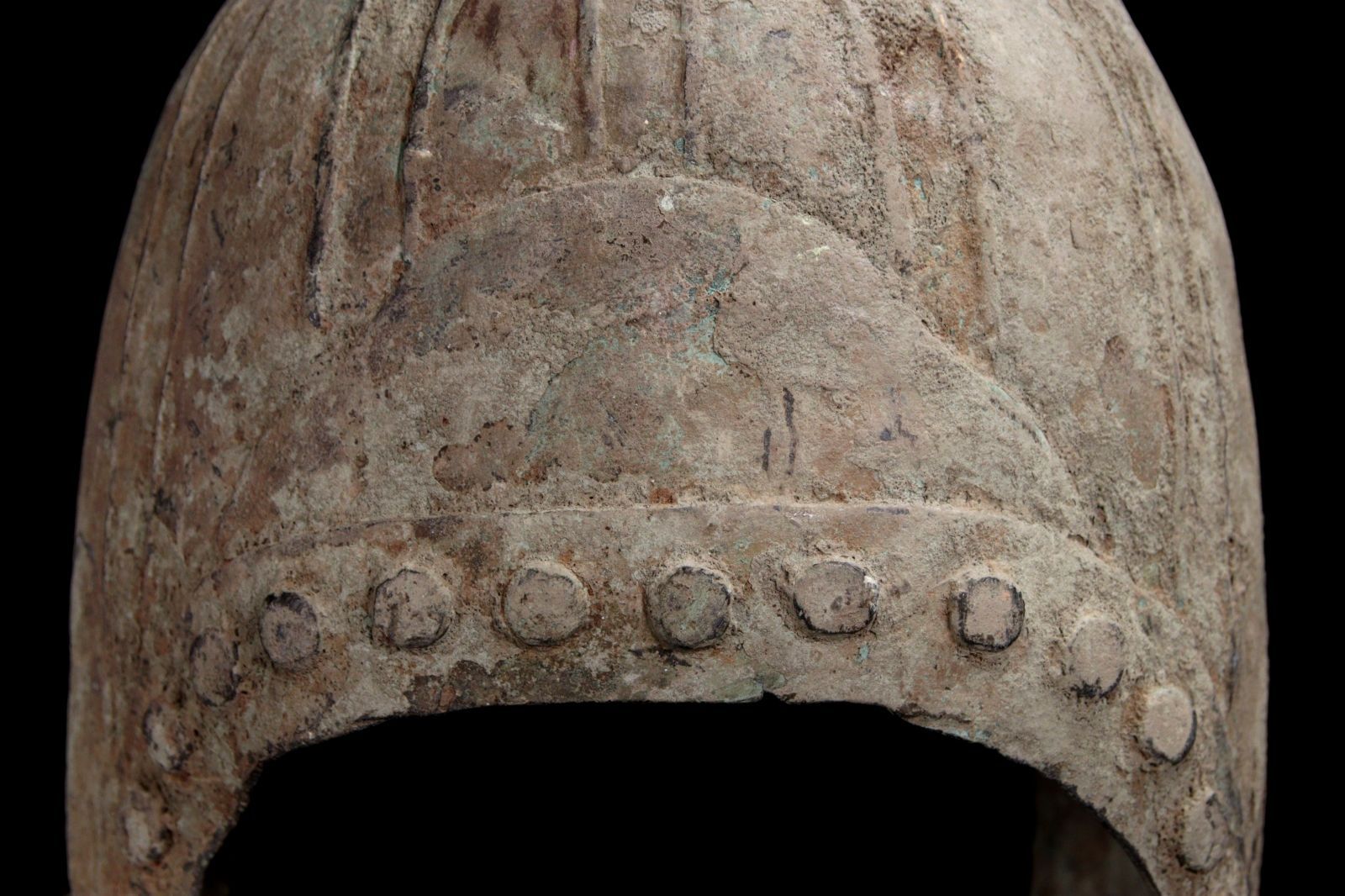 中国美術 青銅製 兜 30cm2577g 唐物 骨董 古美術 楾 S432_2-QP2 - メルカリ