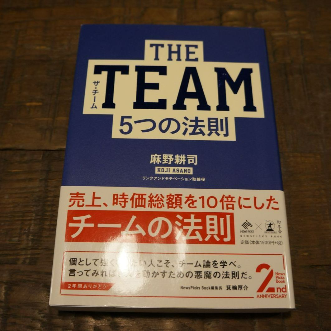 THE TEAM 5つの法則 - 文学・小説