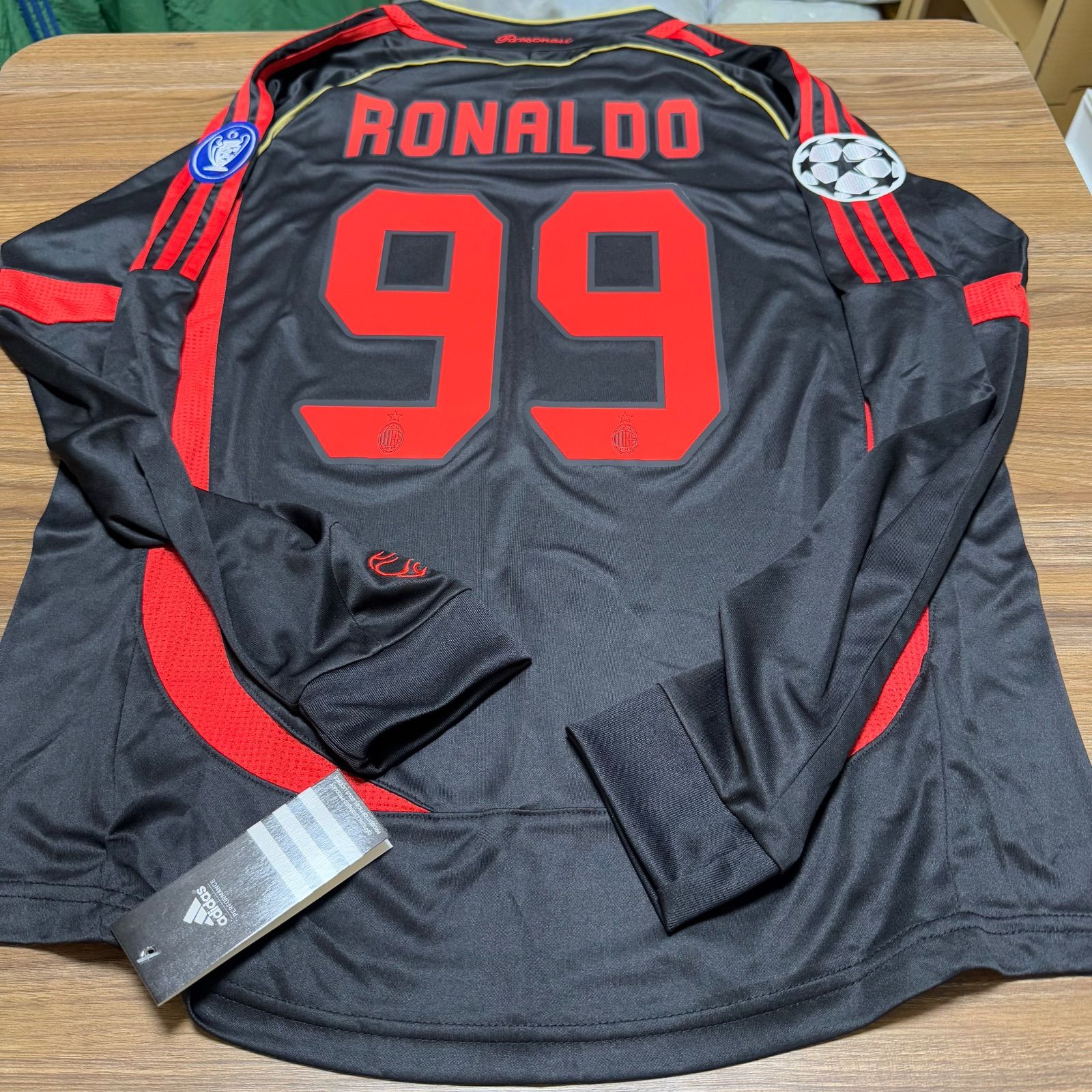 正規品・オーセンティックパッチ付き】ロナウジーニョ ACミラン ユニフォーム