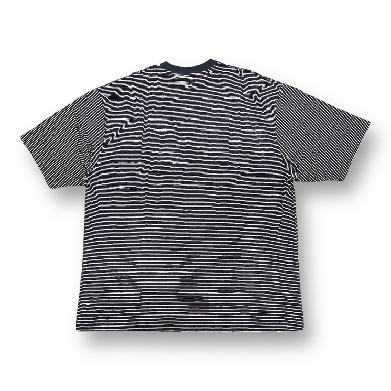 ENNOY 23SS Border T-Shirts ボーダー クルーネック Tシャツ エンノイ XXL　ネイビー　56074A