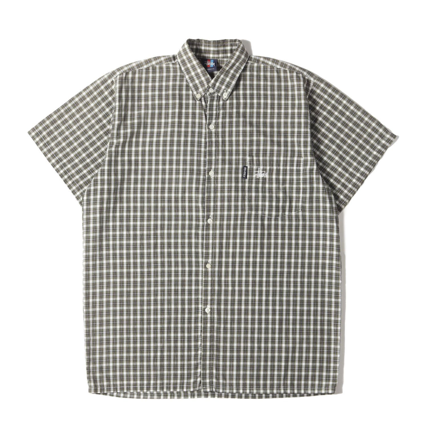 STUSSY ステューシー シャツ サイズ:L 90s OLD STUSSY 紺タグ