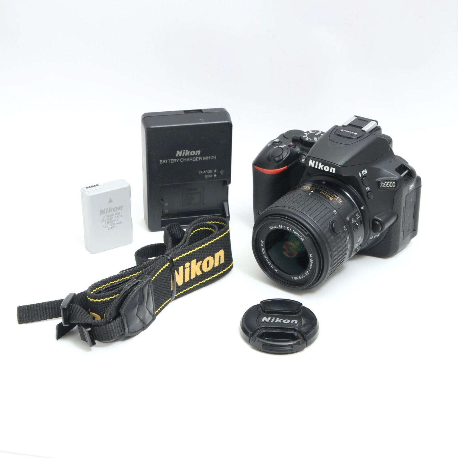 シャッター数5703回】Nikon ニコン D5500 + AF-S DX 18-55mm F3.5-5.6 