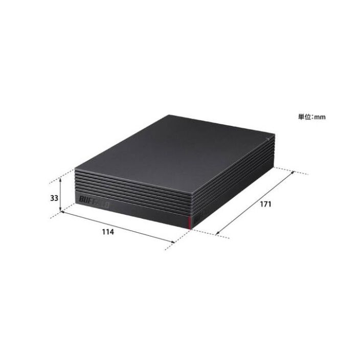 新品 BUFFALO 外付けHDD 4TB ブラック HD-EDC4U3-BA - メルカリ
