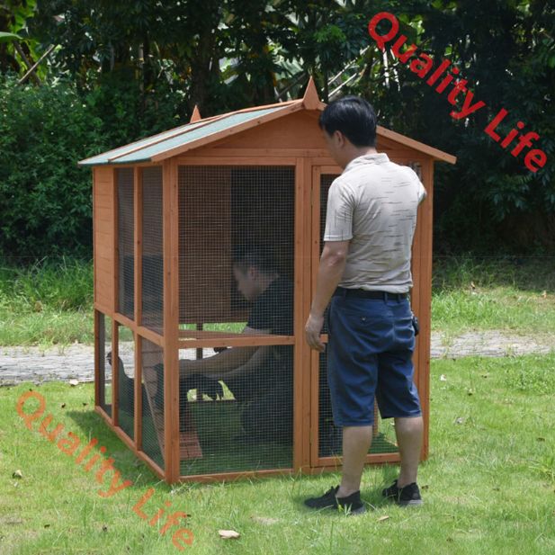 モルモット用の木製大型家禽用ケージ