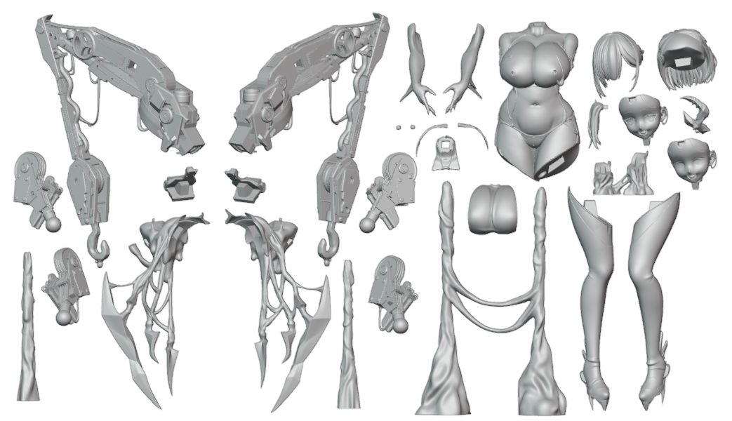 勝利の女神：NIKKE 正規ガレージキット ジズ 1/7スケール - メルカリ