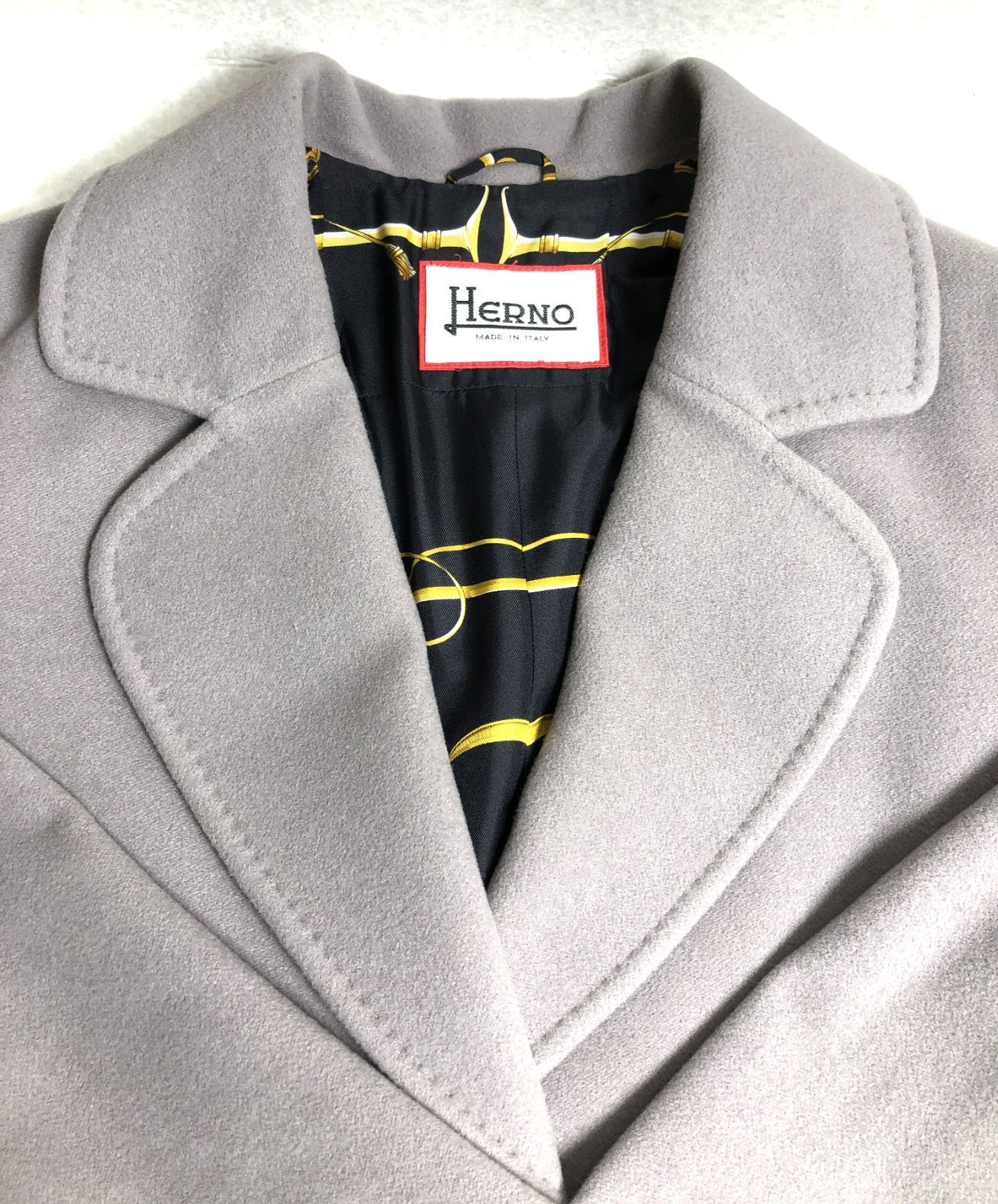 最終値下げ　Herno ヘルノ カシミヤ100%　コート HERNO ヘルノ ライナー付き コート CASHMERE COAT WITH NYLON