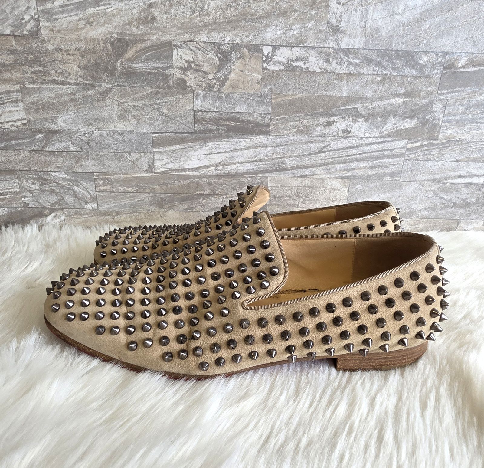 Christian Louboutin スタッズローファー　フラット Christian Louboutin スタッズローファー フラット 【公式通販】