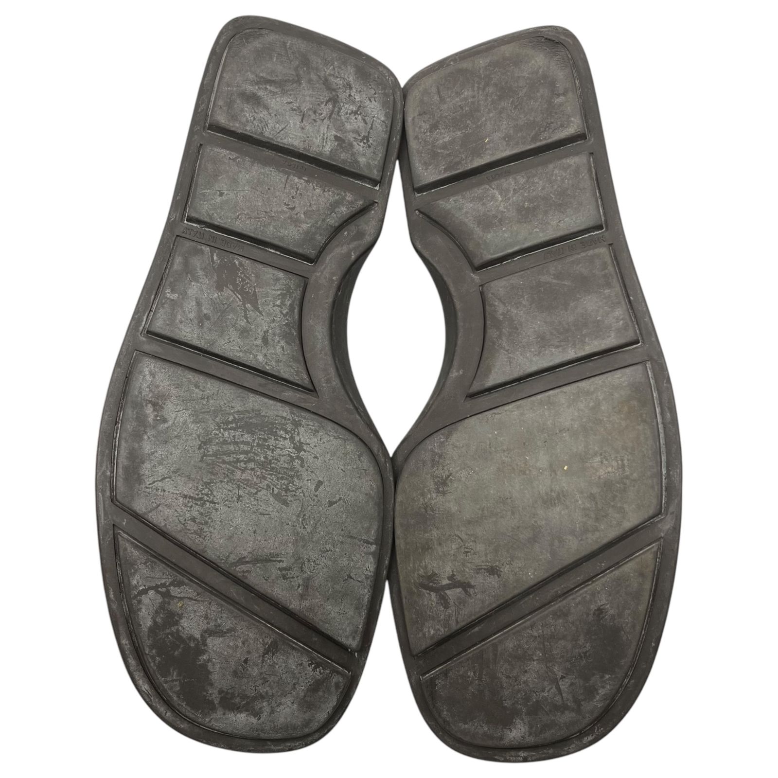 prada スクエアトゥローファー　27 PRADA 革靴 スクエアトゥ ビジネス ローファー