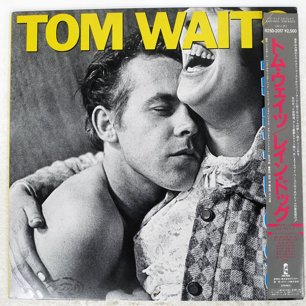 帯 盤 トムウェイツ|レインドッグ|ISLAND R25D2017 LP