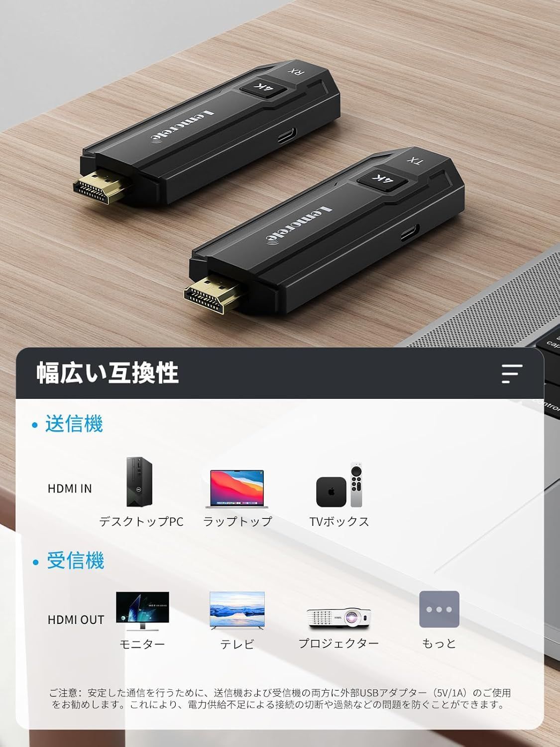 66ms超低遅延無線