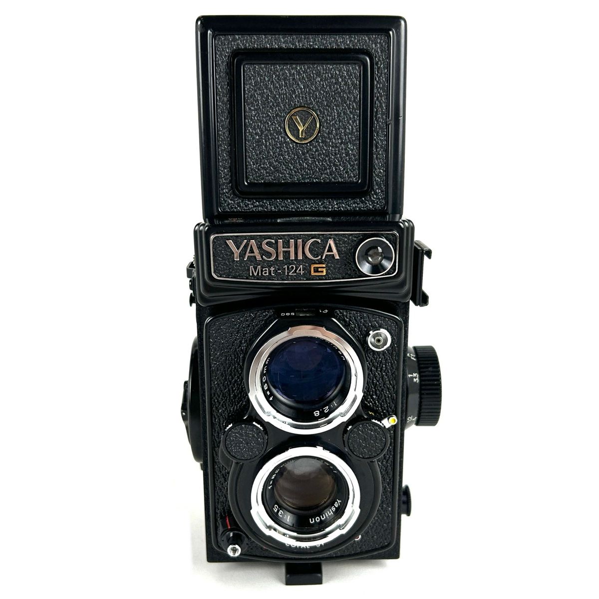 YASHICA Mat-124G Yashinon 80mm 1:3.5 1:2.8 二眼レフフィルムカメラ ...