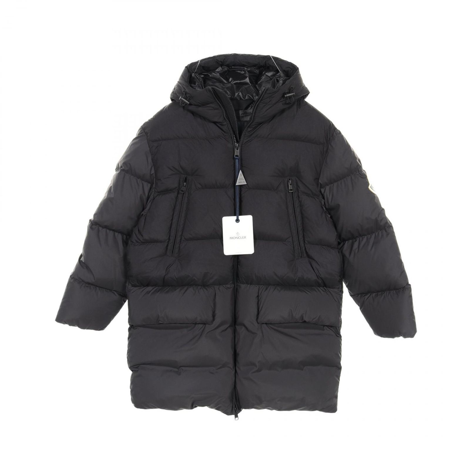 モンクレール MONCLER ダウンジャケット BOSONA 1C00002 ブラック ナイロン ダウンコート BOSONA メンズ 未使用