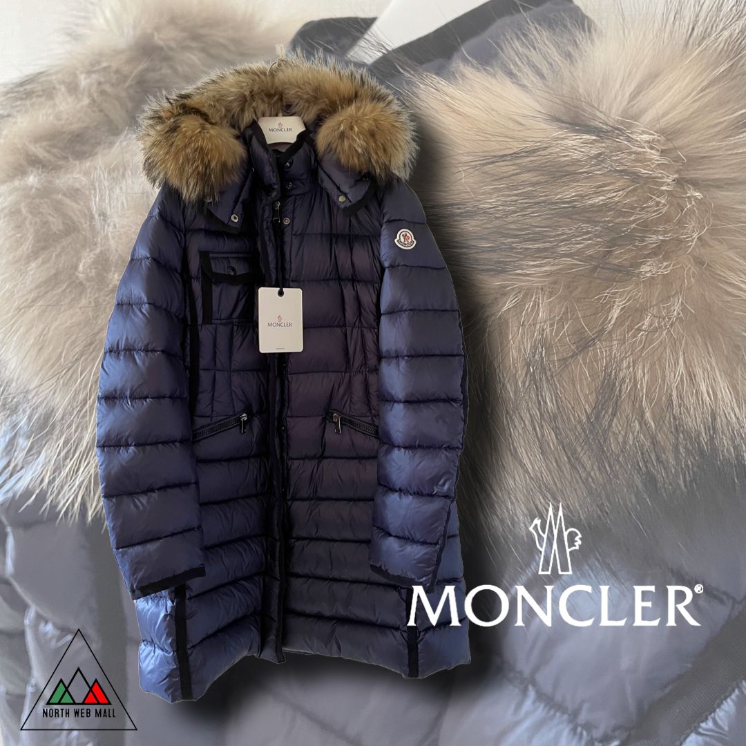 Moncler Hermifur Navy モンクレール エルミファー nwm - メルカリ