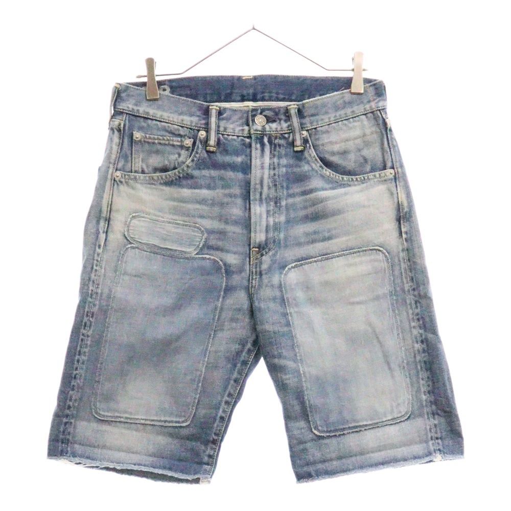 VISVIM ヴィスヴィム 12SS SOCIAL SCULPTURE 99 SHORTS パッチワーク デニム ショーツ ハーフパンツ インディゴ 0112105005061