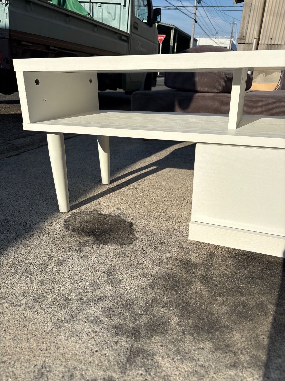 ニトリ ローボードポスティア 125白 テレビ台 テレビ台(ローボードポス