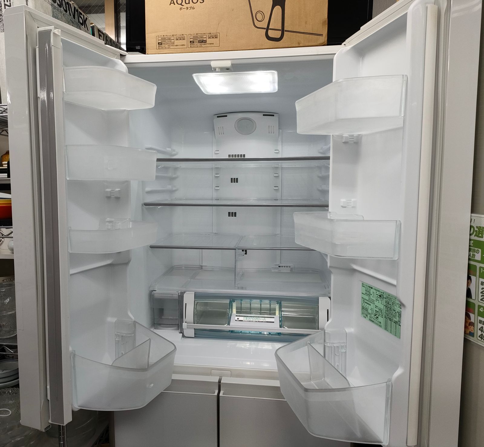 とく様 HITACHI ノンフロン冷蔵庫 R-XG4300G(XN) 430L HITACHI 日立 430L冷蔵庫 R-XG4300G 愛知県半田市 モノ市場半田店