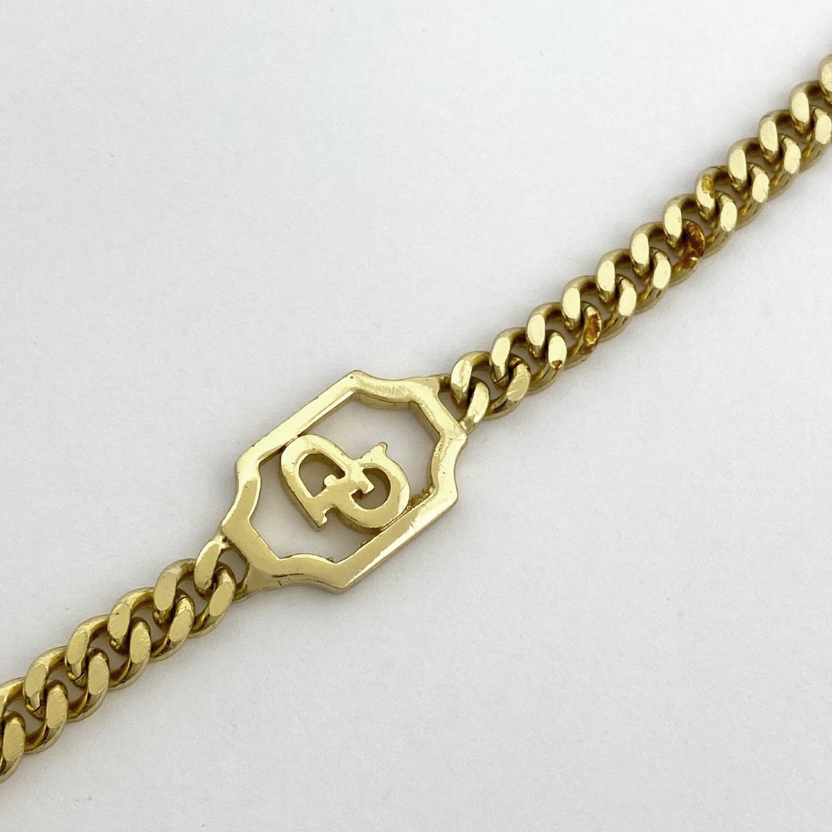 クリスチャンディオール CDロゴ チェーン ロング ネックレス ゴールド クリスチャンディオール Christian Dior ロゴ チェーン