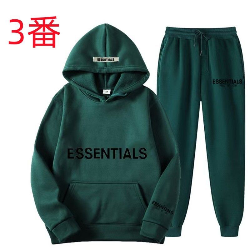 ESSENTIALS エッセンシャルズ セットアップ パーカー ボトムス 2点セット 男女兼用 9色選択可能 - メルカリ