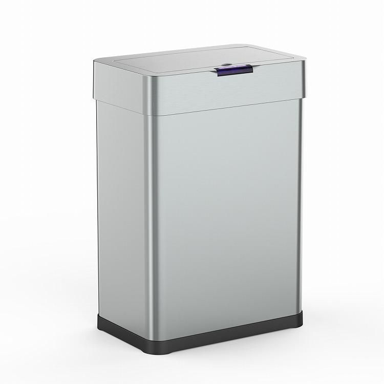 ゴミ箱 自動開閉 センサー付き フタ付き 50L 45L ステンレス 電池式 ゴミ箱 自動開閉 縦開き 50L センサー ステンレス 静か 電池式