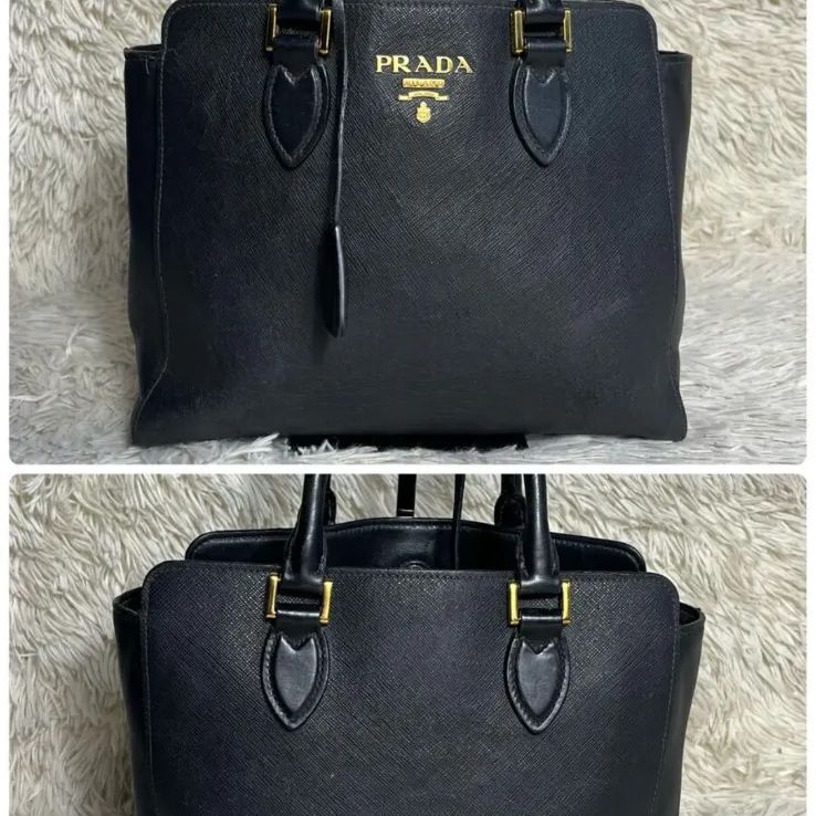 【新品同様】PRADA プラダ 1BA113 サフィアーノ レザー ハンドバッグ 楽天市場】プラダ サフィアーノ 2way ショルダーバッグ バッグ