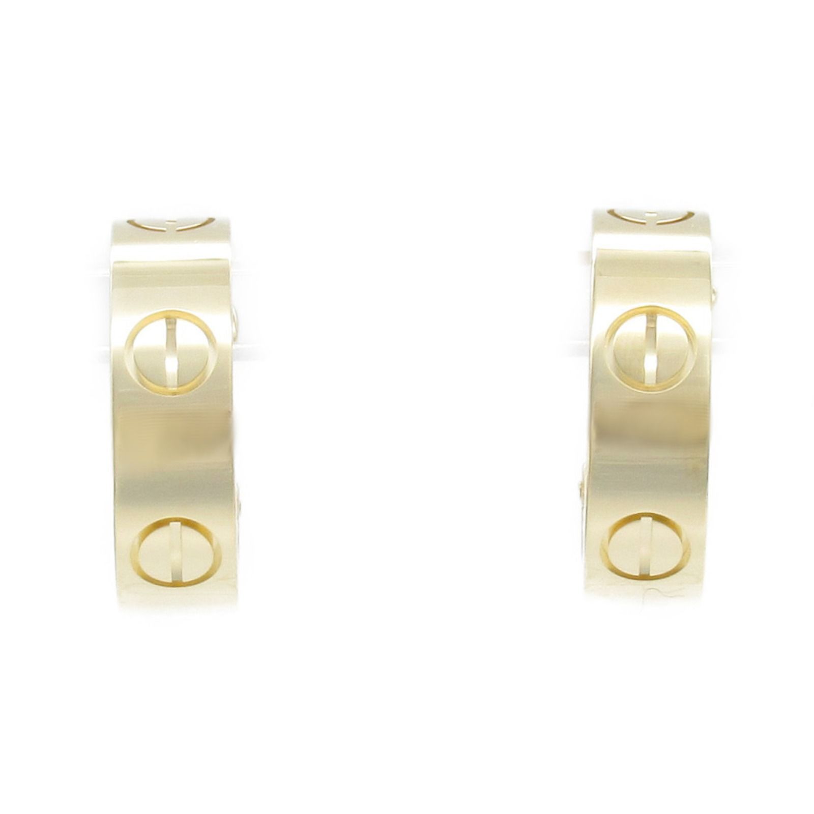 カルティエ CARTIER ピアス ラブ ピアス K18(イエローゴールド カルティエ CARTIER ピアス ラブ ピアス K18(イエローゴールド