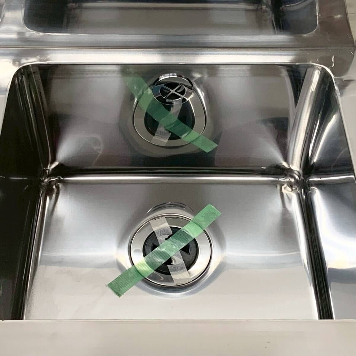 中古】2層シンク W900×D450×H800（BG含890）