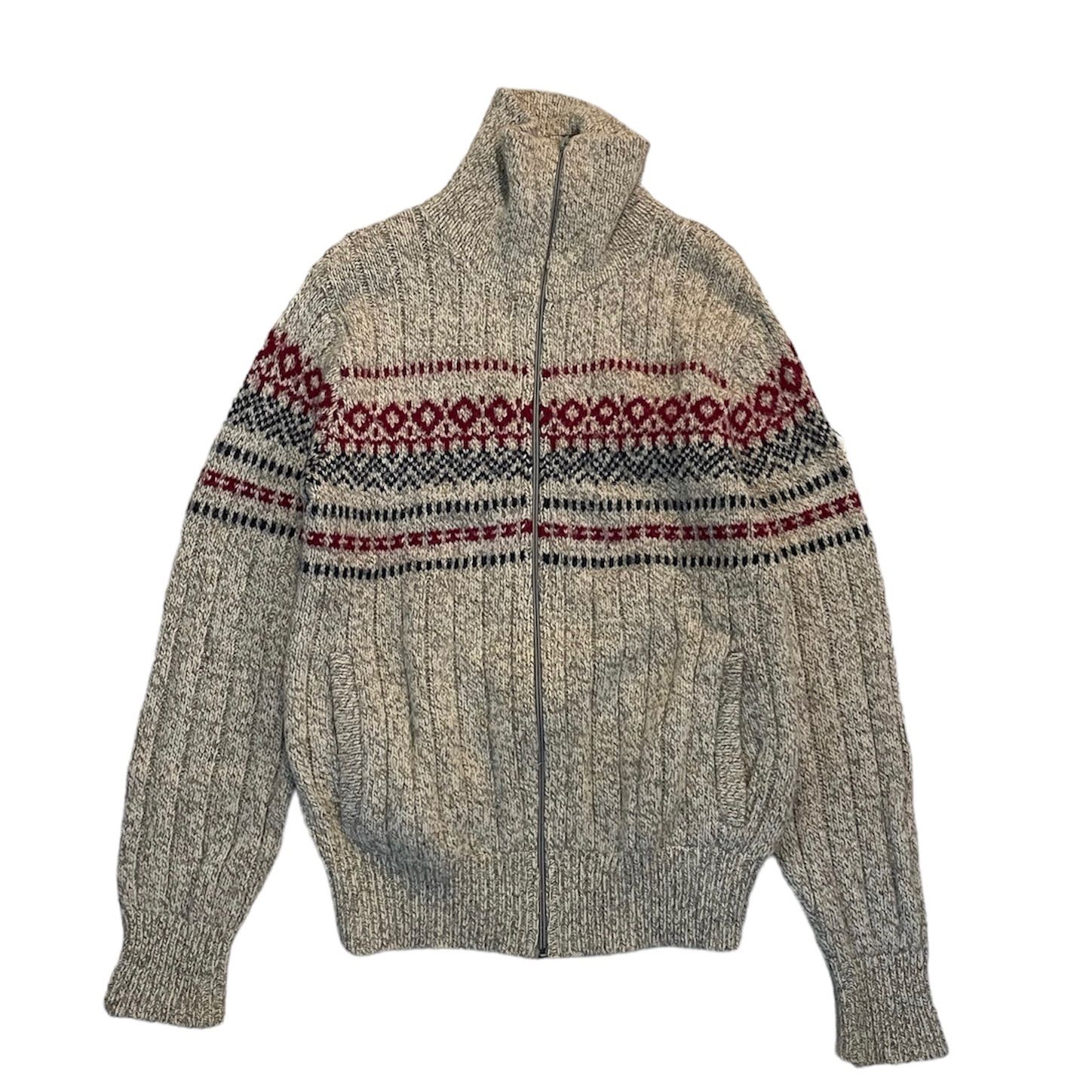 80s LLBEAN ZIP UP KNIT UT-2957 - メルカリ