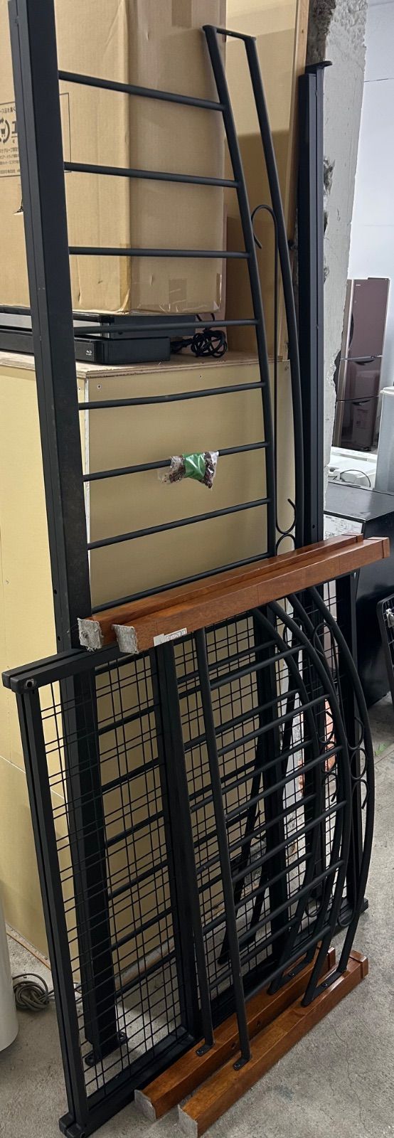 ニトリ シングルベッドフレーム アイアン 匿名配送】ニトリ