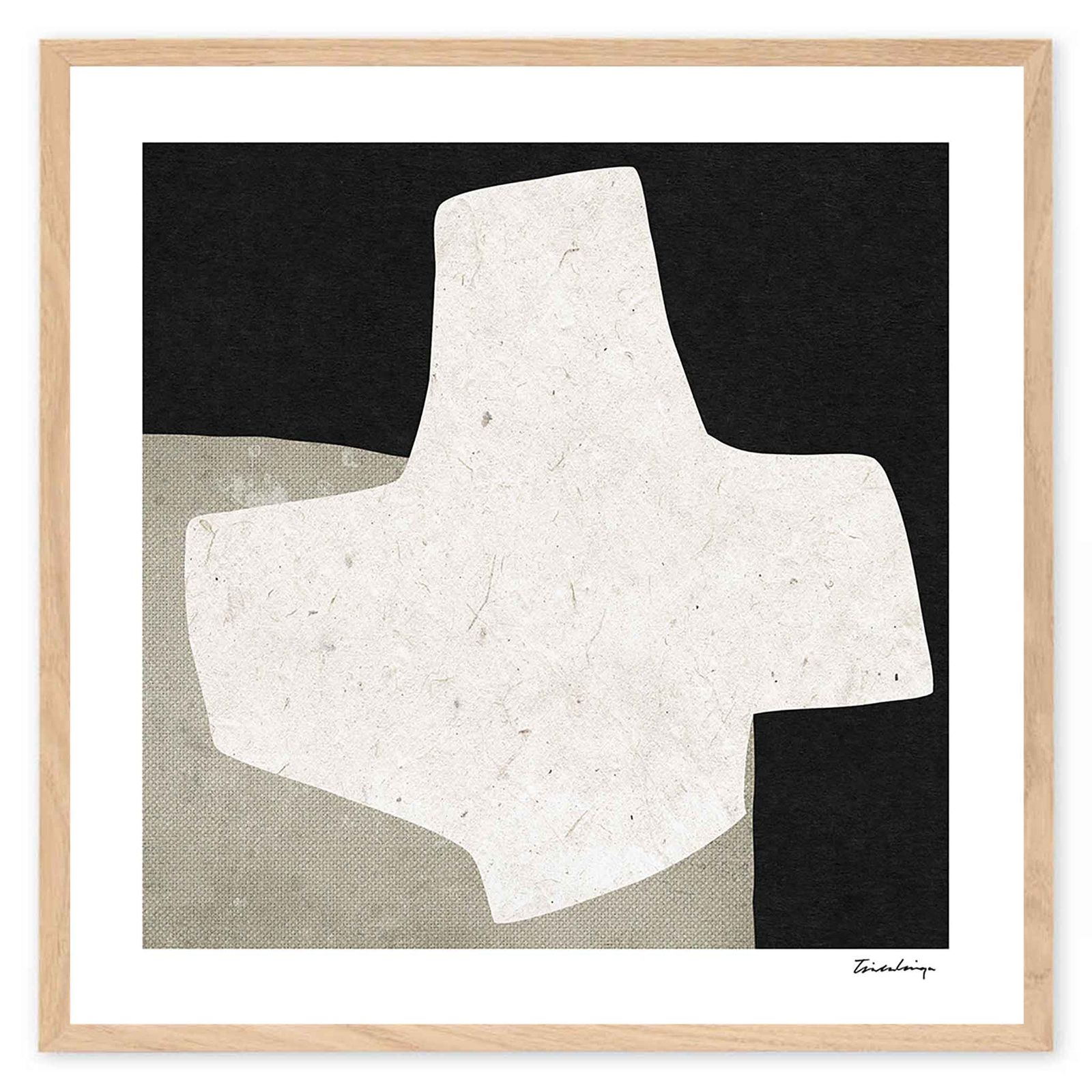 The Poster Club アートポスター 50×50cm Cross ポスタークラブ 北欧雑貨 デンマーク製|124x10283-50x50
