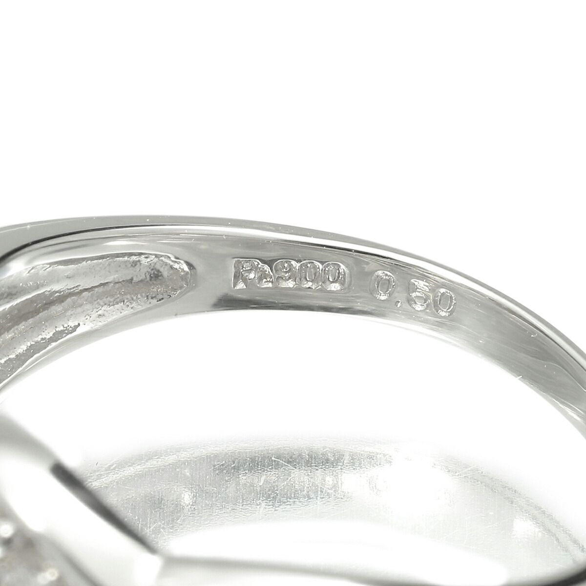 リング 指輪 ダイヤモンド 0.50ct Pt900 12号 中古 プレラブド 返品OK 