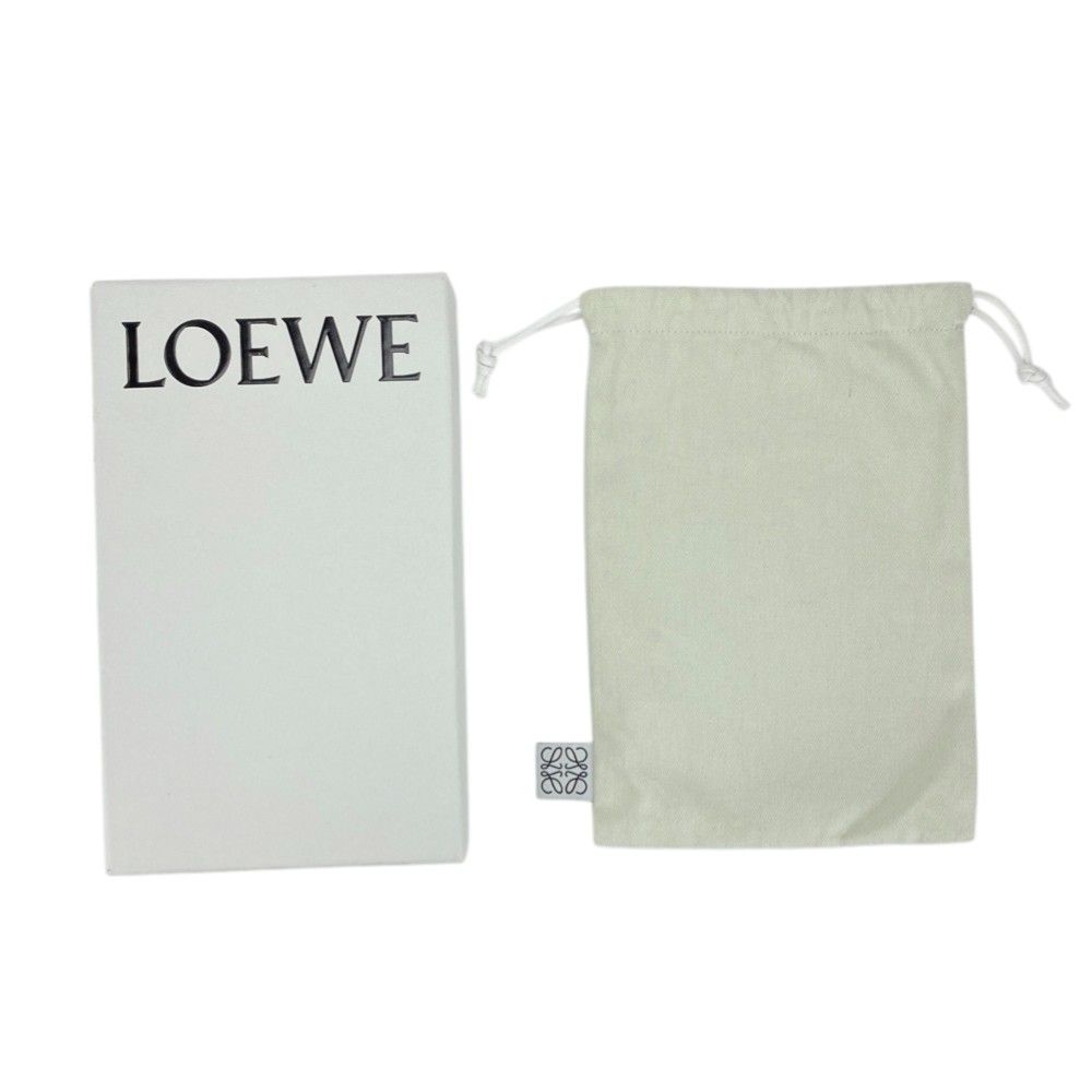 □新同□ ロエベ バーティカル ウォレット ラージ 長財布 レザー  