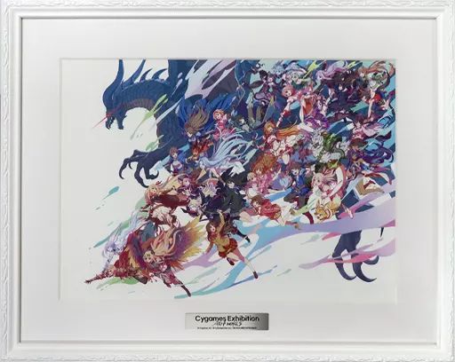 Cygames展複製原画　集合イラスト 中古】セル画・原画 付属品付)Cygames展 Artworks 複製原画 集合