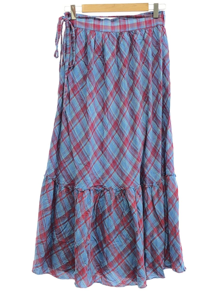RACHEL COMEY レイチェルコーミー マドラスチェック巻きスカート レディース レッド