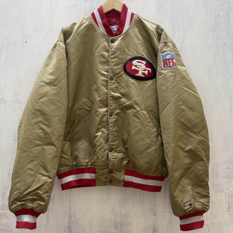 90s USA製 STARTER スターター NFL 49ERS スタジャンXL メンズ