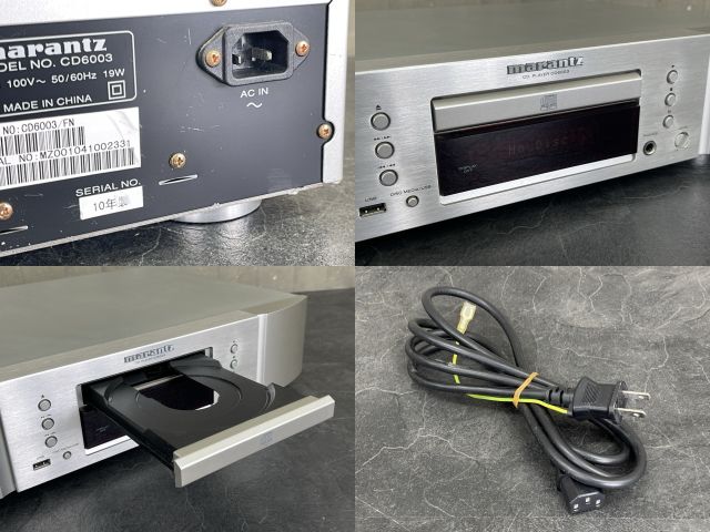 中古 Marantz CDプレーヤー CD6003 マランツ 2010年製 中古 Marantz CDプレーヤー CD6003 マランツ 2010年製