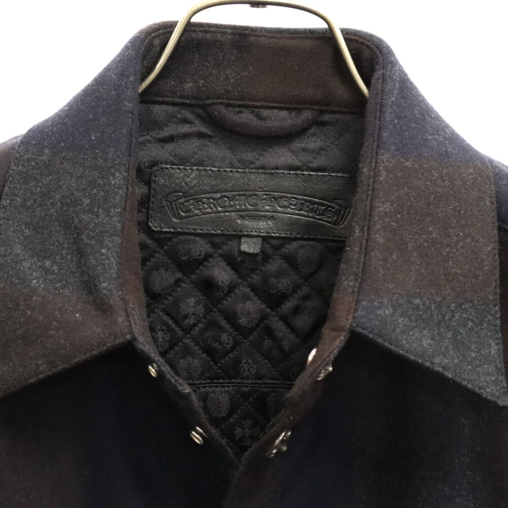 CHROME HEARTS (クロムハーツ) Cpo Jacket 総柄 裏地キルティング