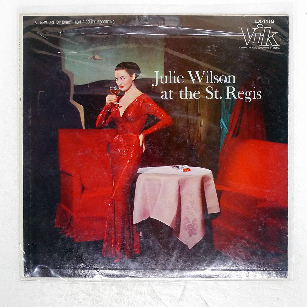 米 US盤 JULIE WILSON/AT THE ST. REGIS/VIK LX1118 LP - メルカリ