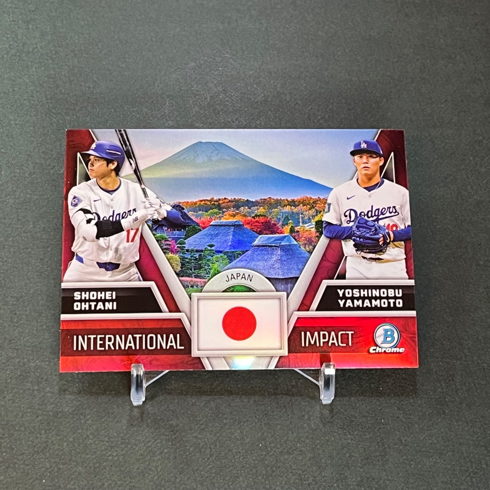 祝開幕！割】⑥大谷翔平&山本由伸 2024 Topps Bowman Chrome 