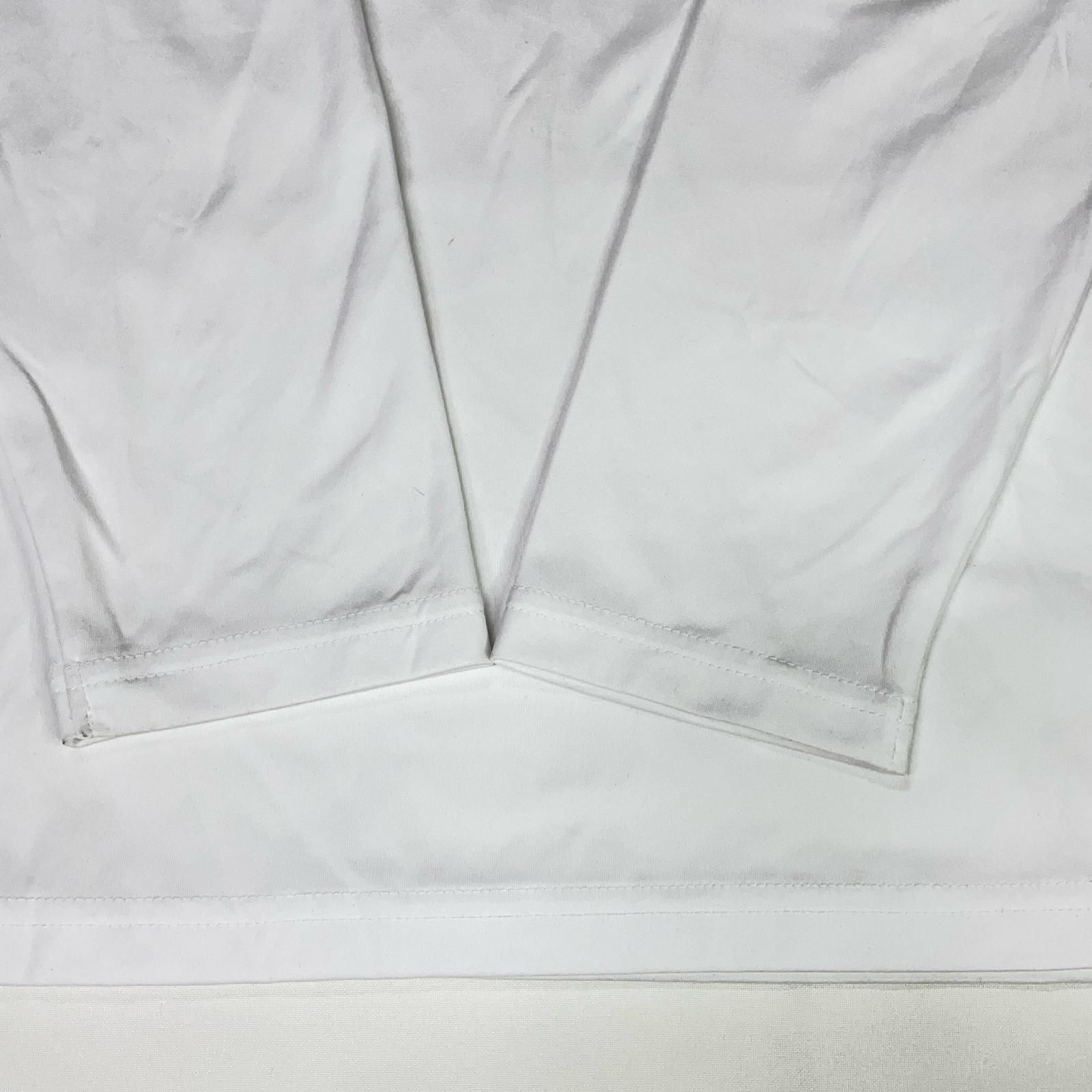 メンズ ブリーフィング BRIEFING 長袖ポロシャツ L 白 ホワイト