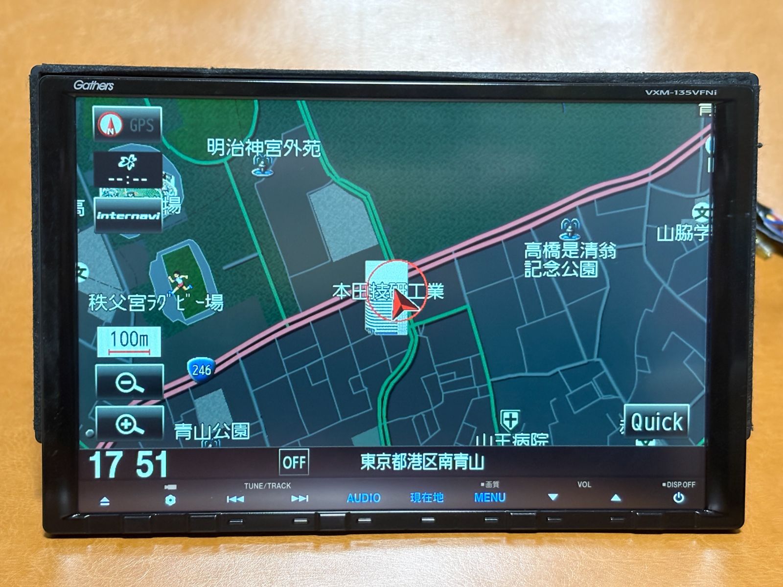 カーナビ Gathers VXM-135VFNI 2014 Gathers ギャザズ HONDA ホンダ VXM-135VFNi カーナビ メモリー